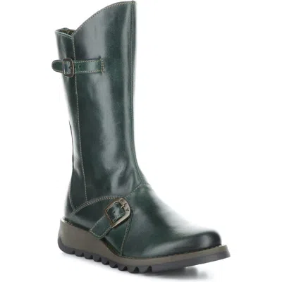 Fly London Mes Boot In Petrol Rug