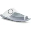 Fly London Mica Slide Sandal In Off White Bridle