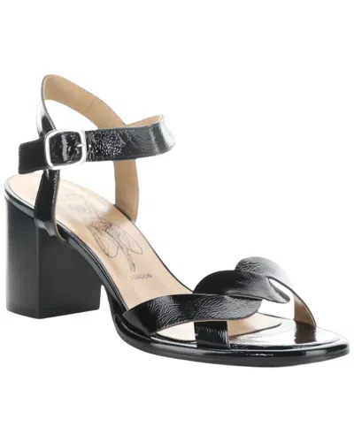Fly London Moji Patent Sandal In Black