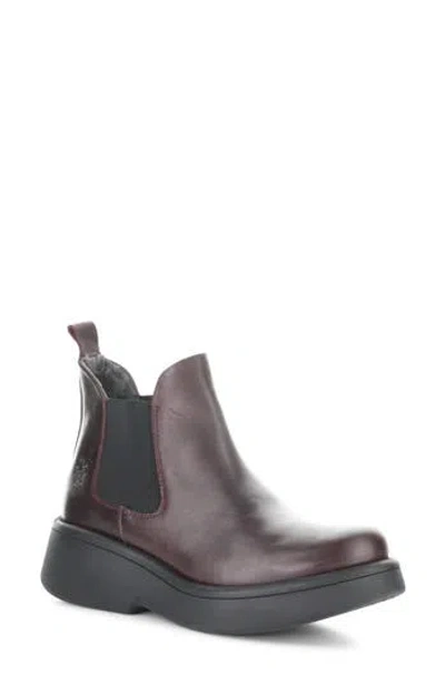 Fly London Mulk Boot In Burgundy
