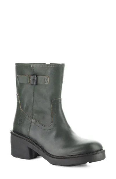 Fly London Naky Block Heel Bootie In Multi