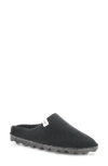 Fly London Natura Wool Felt Mule In Black