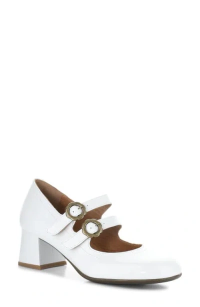 Fly London Paaf Mary Jane Pump In White