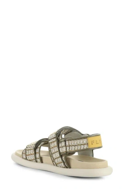 Fly London Paav Slingback Sandal In Khaki