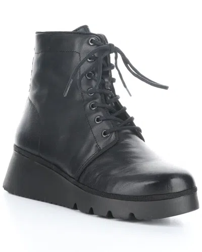 Fly London Pall Leather Boot In Black