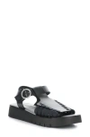 Fly London Platform Sandal In Black