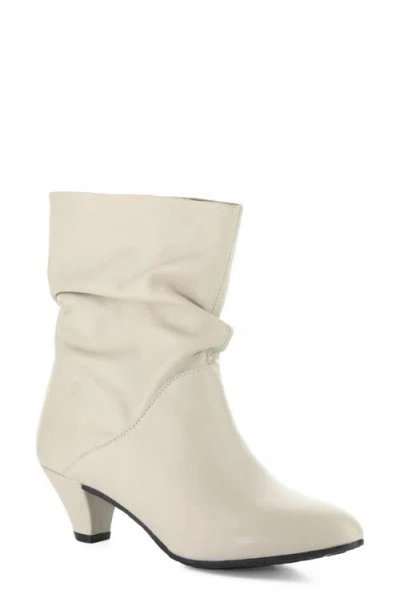 Fly London Pulk Almond Toe Bootie In Blue