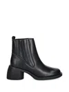 Fly London Pull-on Block-heel Boots In Black