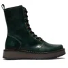 Fly London Rami043fly - Women's Wedge Heel Lace Up Leather Ankle Boots