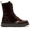 Fly London Rami043fly - Women's Wedge Heel Lace Up Leather Ankle Boots