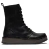 Fly London Rami043fly - Women's Wedge Heel Lace Up Leather Ankle Boots