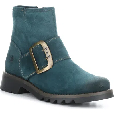 Fly London Rily Bootie In Blue