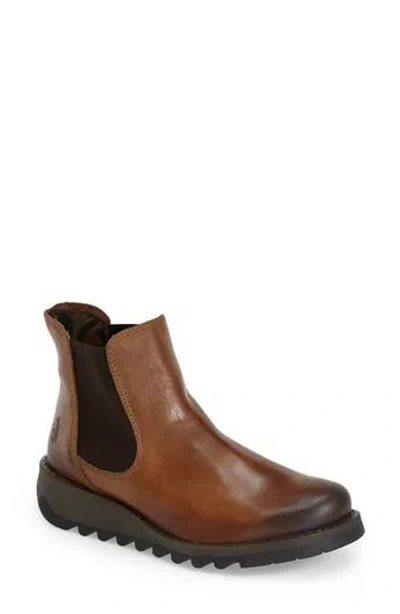 Fly London 'salv' Chelsea Boot In Brown