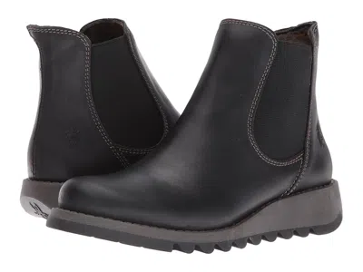 Fly London Salv Women's Shoes Black Rug: Eu 36 (us Women's 5.5-6) M, Leather