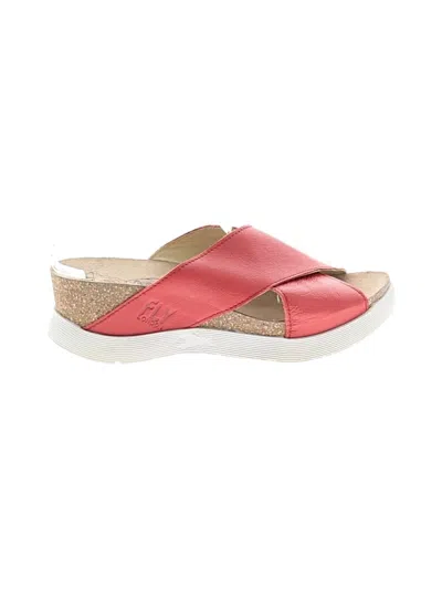 Pre-owned Fly London Sandals In Red