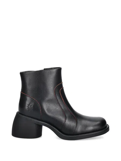 Fly London Side-zip Ankle Boots In Black