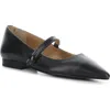 Fly London Suln Pointed Toe Flat In Black