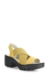 FLY LONDON TAJI PLATFORM SLINGBACK SANDAL