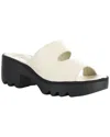 Fly London Tech Platform Sandal In White