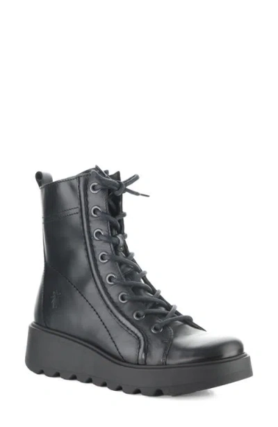 Fly London Tery Combat Boot In Black