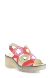 Fly London Tewa Strappy Platform Sandal In Multi
