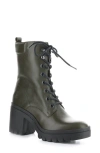 Fly London Tiel Combat Boot In 012 Military Dublin