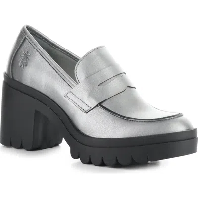 Fly London Toky Platform Penny Loafer
