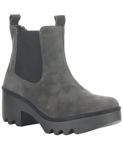 Fly London Trig 5 Suede Boot In Gray