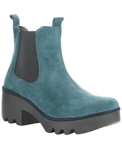 Fly London Trig 5 Suede Boot In Blue