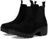 Fly London Trig514fly Boot Women's 8-8.5 Black Ankle Block Heel Chelsea Khd1815
