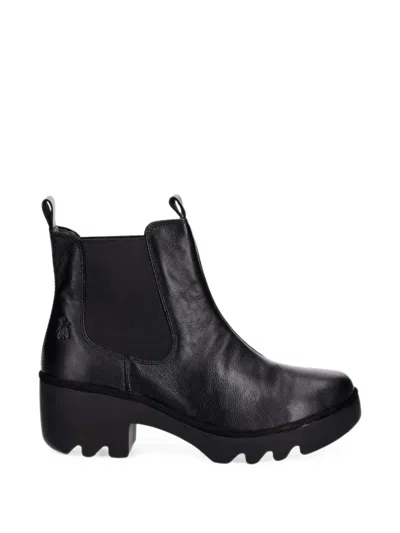 Fly London Trig514fly Chunky-sole Chelsea Boots In Black