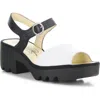 Fly London Tull Platform Sandal In Multi