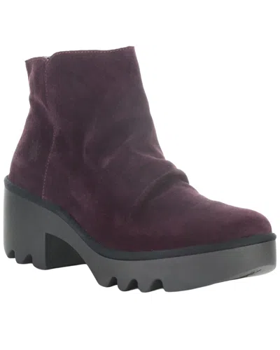 Fly London Tulp Suede Boot In Purple