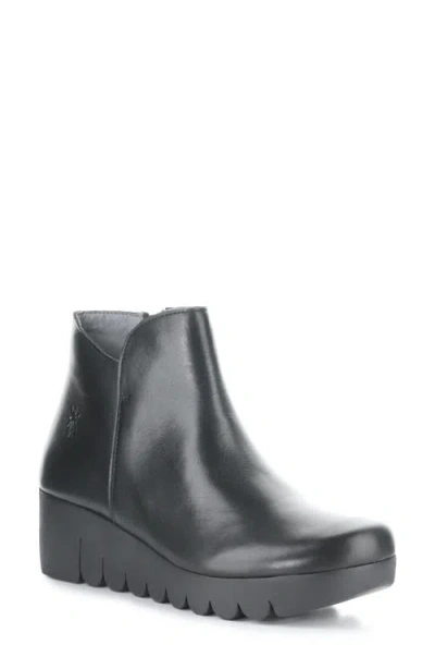 Fly London Vang Wedge Bootie In Black