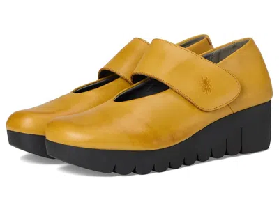 Fly London Vari188fly High Heels Mustard : Eu 37 (us In Yellow