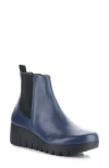 Fly London Chelsea Ankle Boots In Paty Navy In Navy Burn