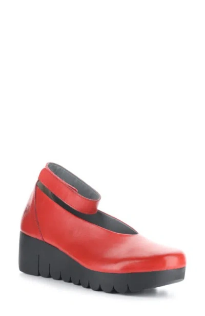 Fly London Vily Ankle Strap Platform Wedge Pump