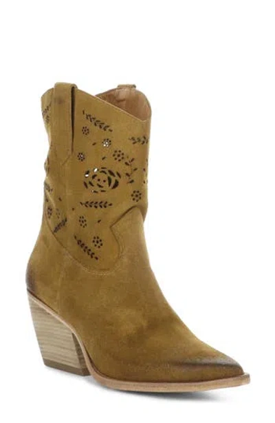 Fly London Walu Western Boot In Green
