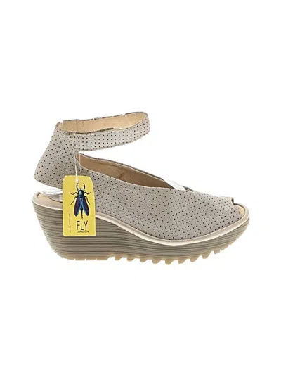 Fly London Wedges In Gray