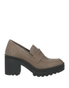 Fly London Woman Loafers Brown Size 9 Leather In Brown