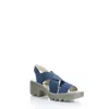 Fly London Taji Platform Slingback Sandal In Multi