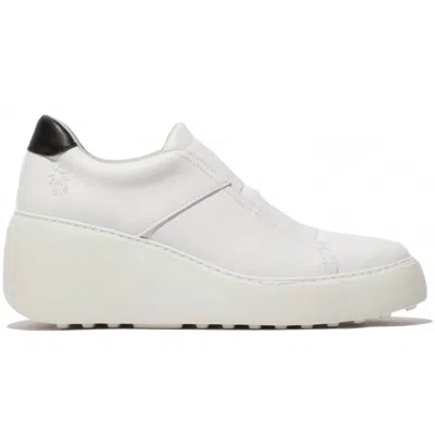Fly London Women's Dito Wedges Shoes In White