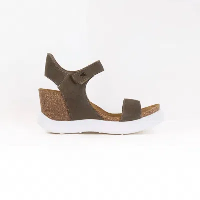 Fly London Women's Gogo Sandal In Khaki In Brown