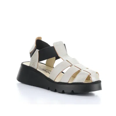 FLY LONDON WOMEN'S PEFI SANDAL IN SILVER