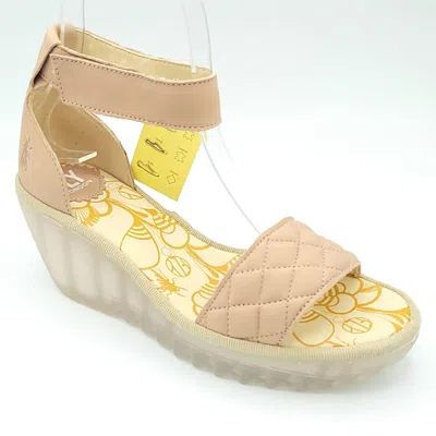 Fly London Women Yaru Wedge In Nude/pink In Multi