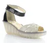 Fly London Yelu Platform Wedge Sandal In Multi