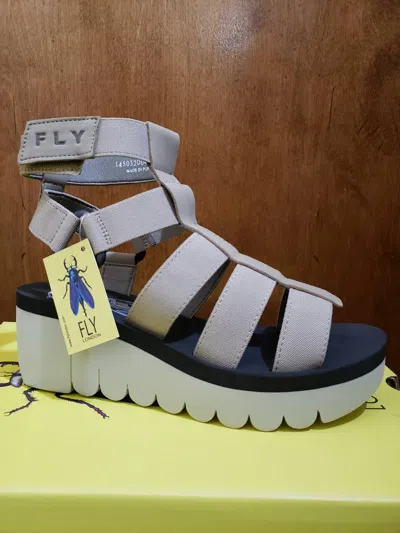 Fly London Women Yufio Sandal In Cloud/beige In Multi