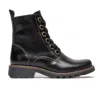 Fly London Womens Black Ragi539 Casual Rug Leather Lace-up Ankle Boots In Black