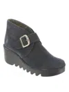 Fly London Brit Wedge Bootie In Grey