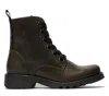 Fly London Womens Green Ragi539 Casual Rug Leather Lace-up Ankle Boots In Multi